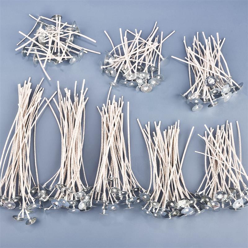 Candle Making Accessories - 30Pcs Kaars Wieken Lage Rook Pre-Waxed