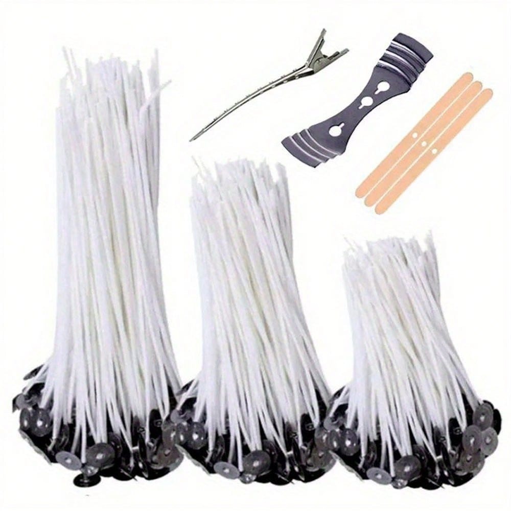 Candle Making Glass Jars - 100 stuks kaarsenpit met basisset +
