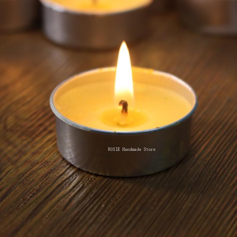 Candle Making Tips - Lege Thee Wax Cirkelvormige Aluminium Doos