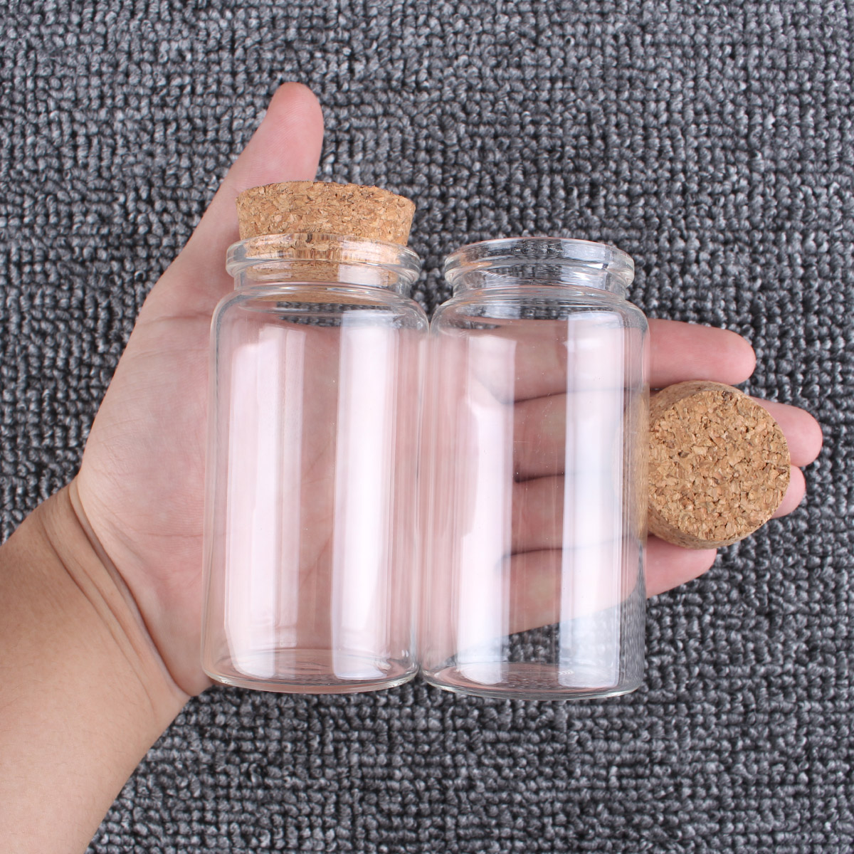 Candle Making Glass Jars - 2 stks/partij 50 ml 60 ml