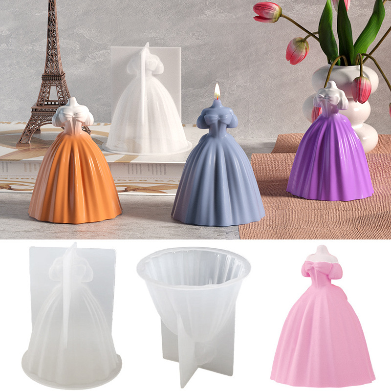 Candle Making Accessories - Bruid Siliconen Kaars Schimmel 3D Bruiloft