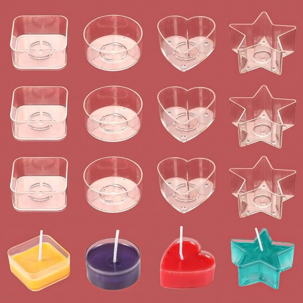 Candle Making Glass Jars - 10 stuks DIY Art Light Kaarsen