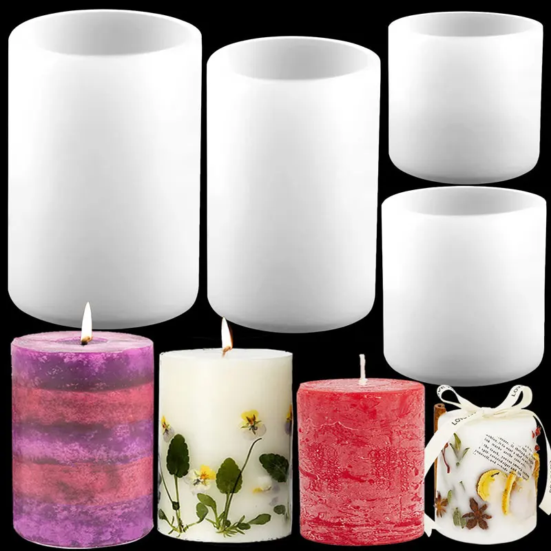 Candle Making Tips - Cilinder siliconen kaars mallen hars mal