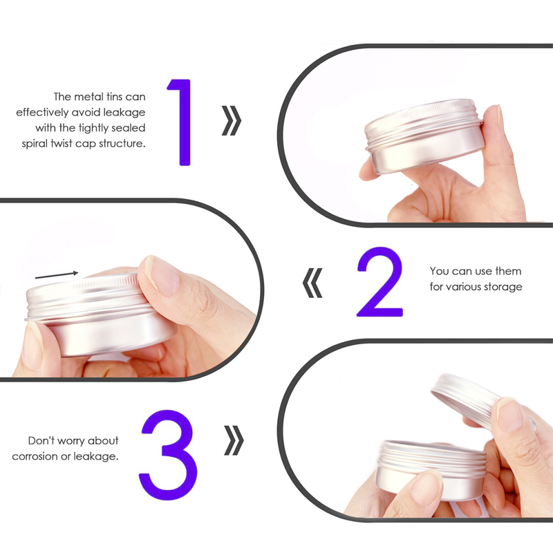 1/5/10pcs 5-250ml Lege Zilvere - Candle Making Glass Jars recensie en prijs