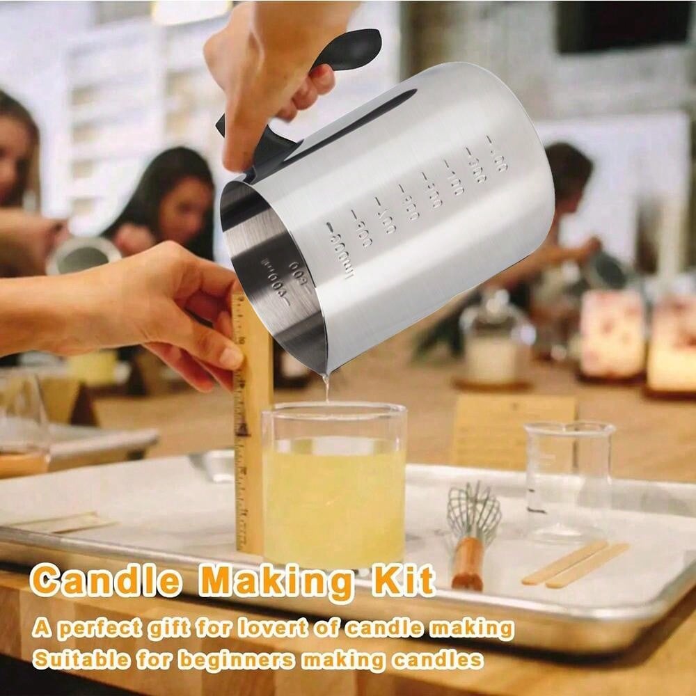 Kaarsschenpan met elektrische  - Candle Making Glass Jars recensie en prijs