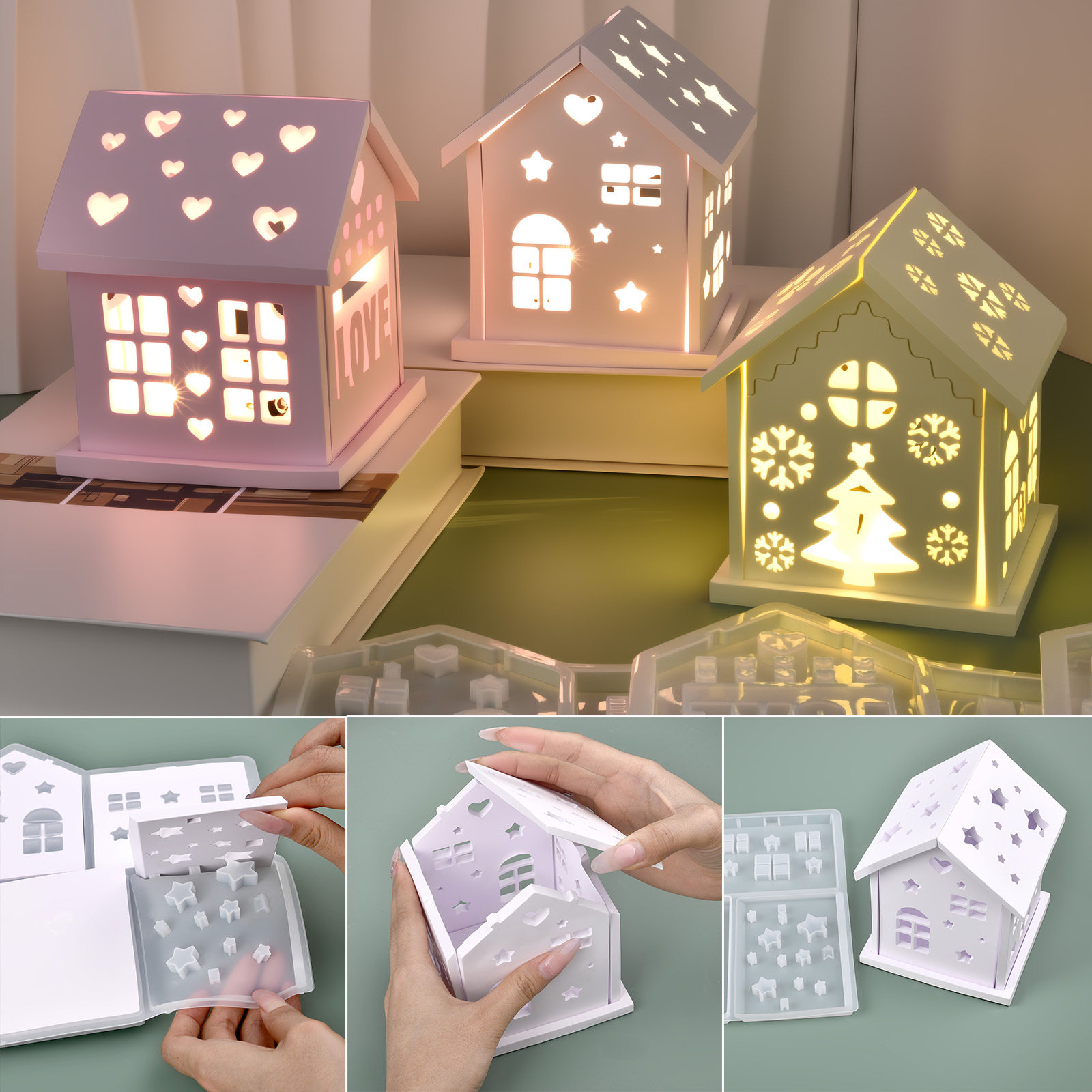 3D Huis Siliconen Mal DIY Kers - Candle Making Class recensie en prijs