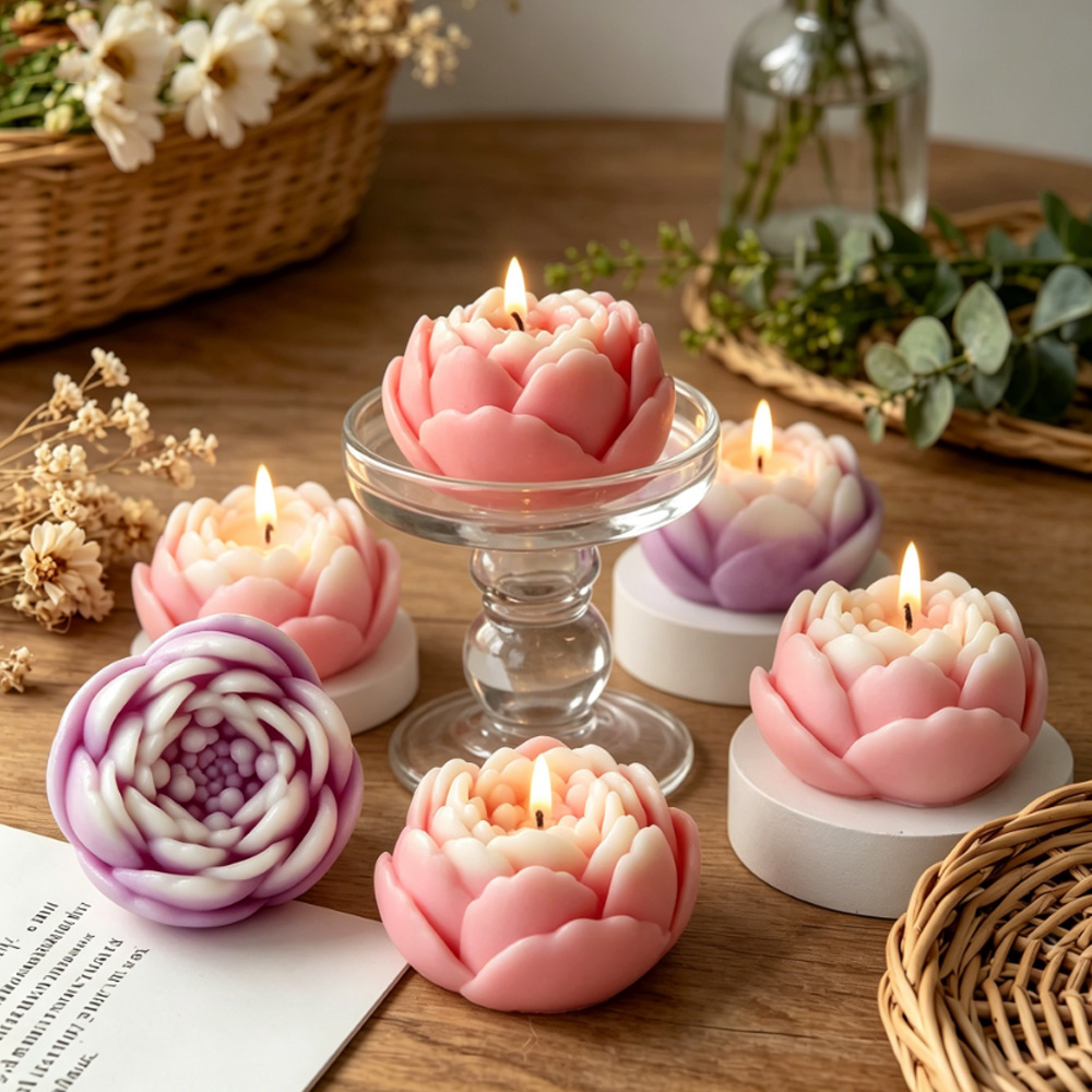 3D Bloem Siliconen Mal Pioenro - Candle Making Tips recensie en prijs