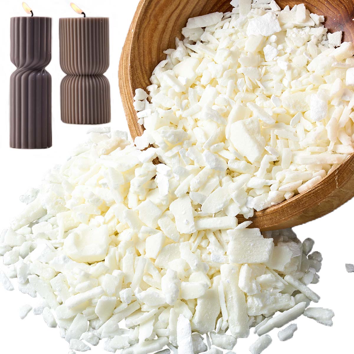 1 pond zuiver witte sojawas vo - Candle Making Tips recensie en prijs