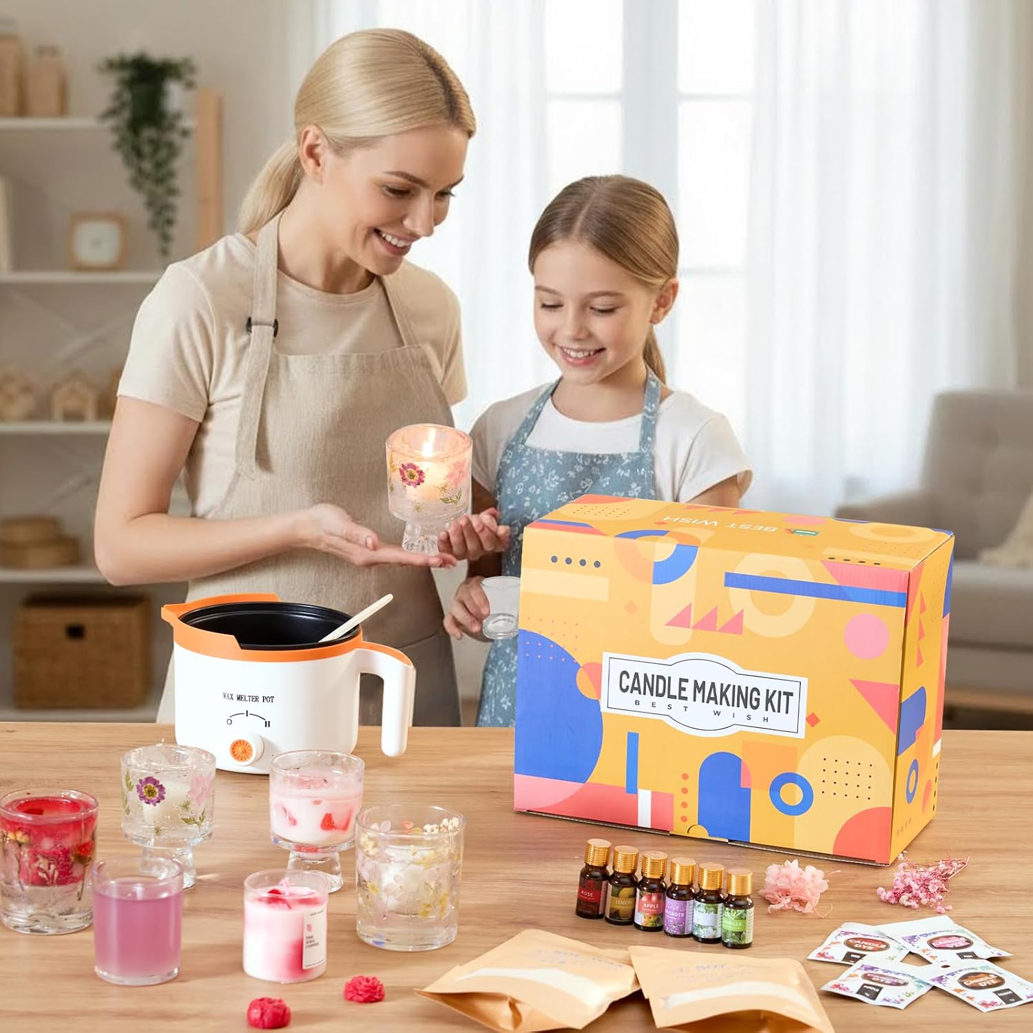 2-in-1 Soja & Jelly Wax DIY Ka - Candle Making Kit For Beginners recensie en prijs