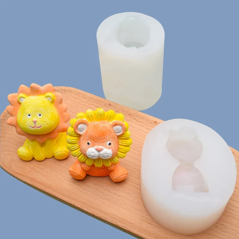 Schattige Leeuw Siliconen Kaar - Candle Making Products recensie en prijs