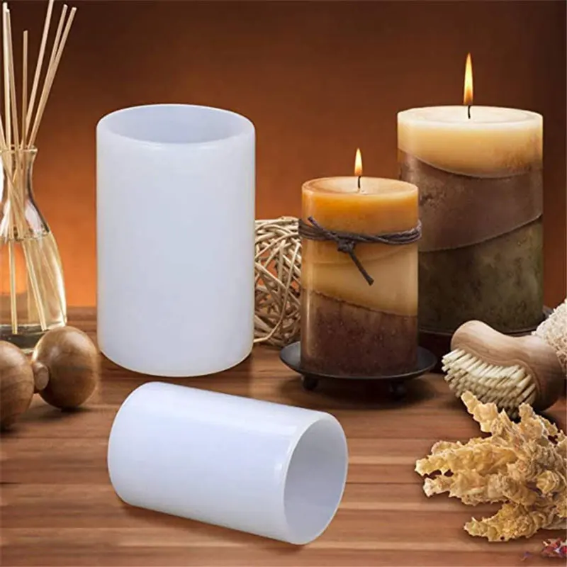 Cilinder siliconen kaars malle - Candle Making Tips recensie en prijs