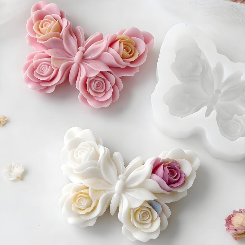 DIY Rose Butterfly Form silico - Candle Making Products recensie en prijs