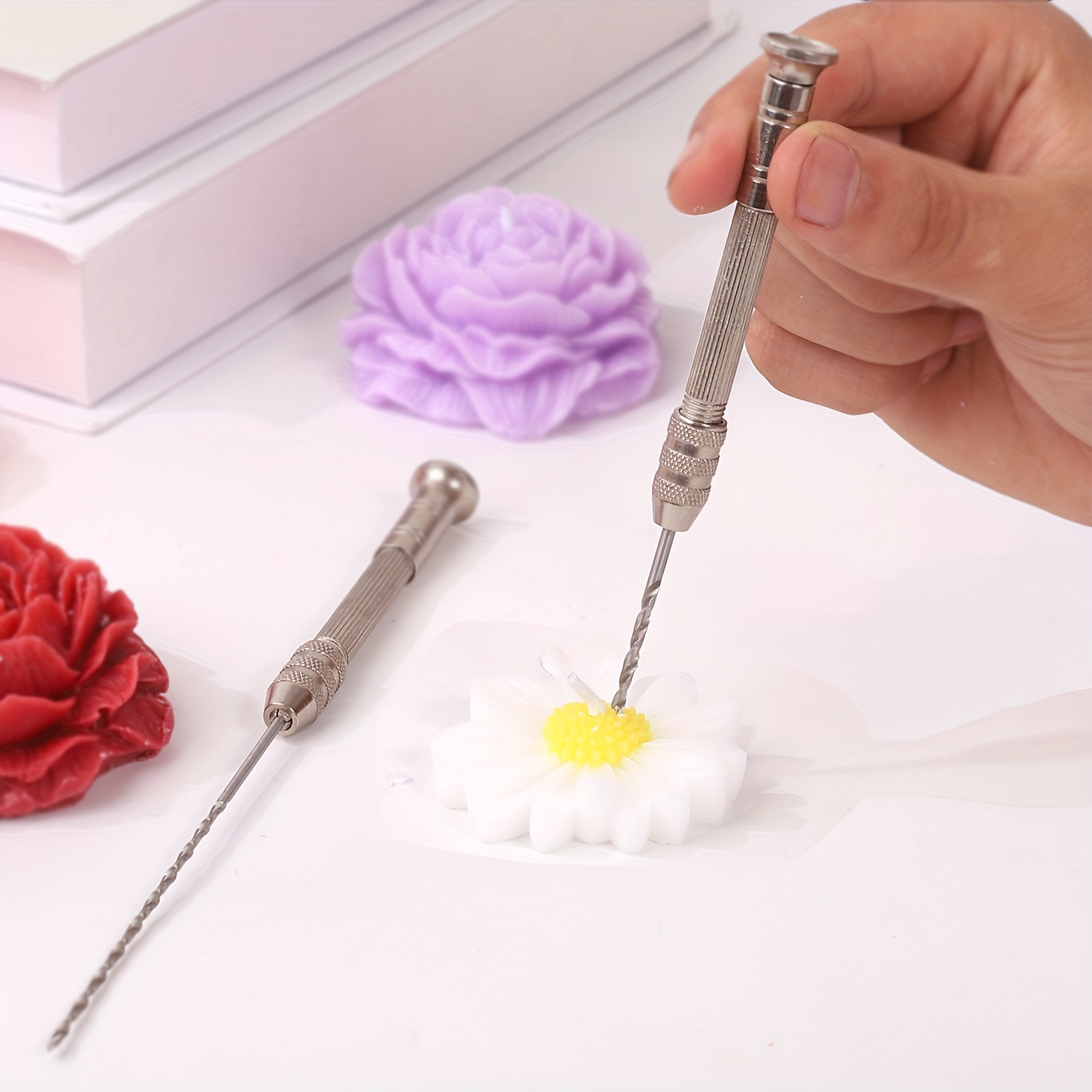 Een set kaarsenponsgereedschap - Candle Making Glass Jars recensie en prijs