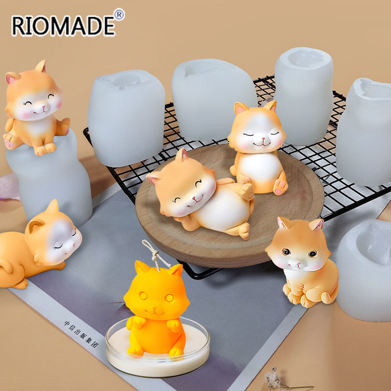 Kat Siliconen Mallen 6 Stijlen - Candle Making Accessories recensie en prijs