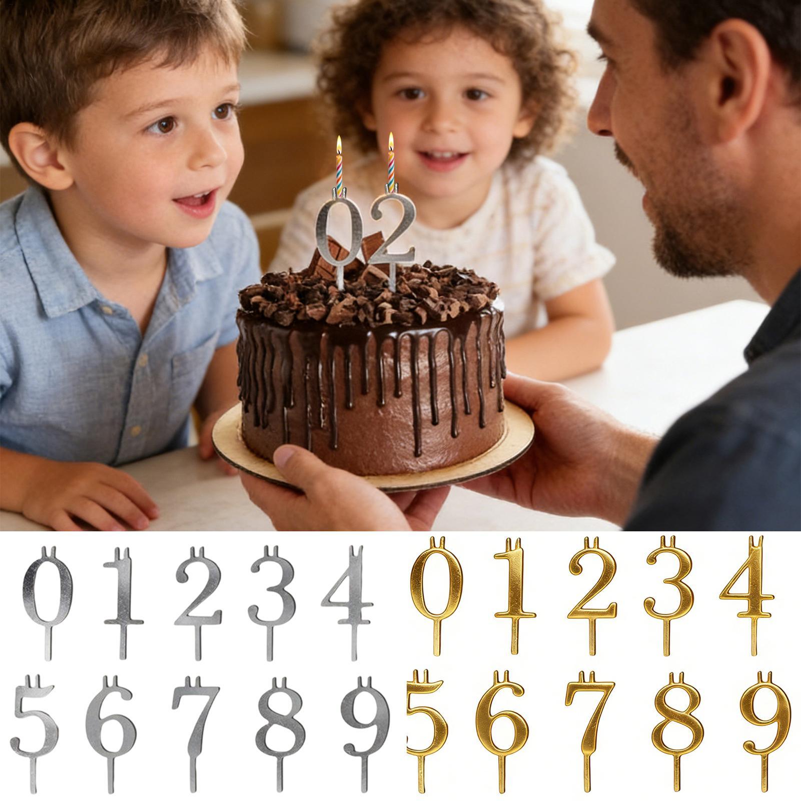 10 stuks 0-9 Nummer Cake Toppe - Candle Making Accessories recensie en prijs