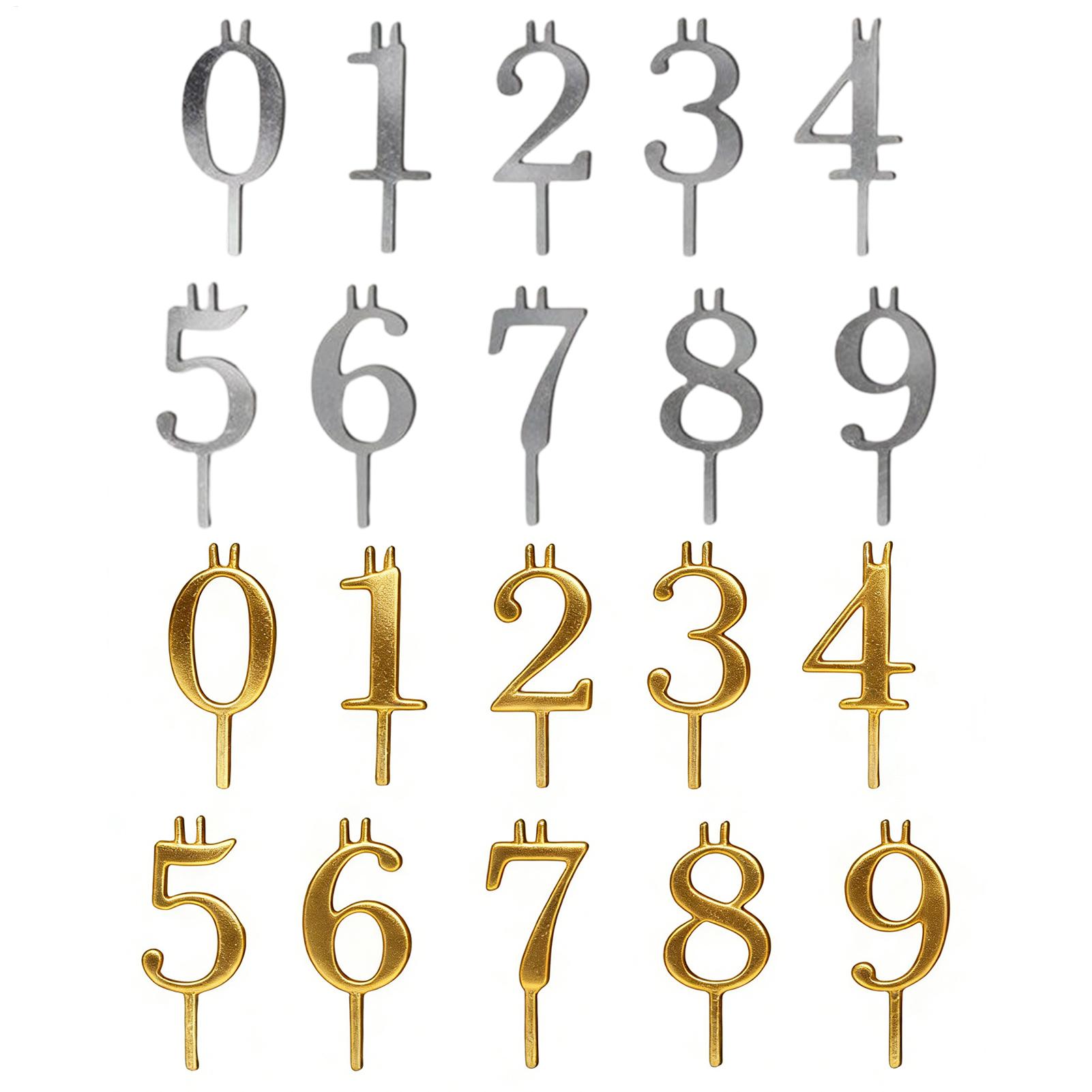 10 stuks 0-9 Nummer Cake Toppe - Candle Making Accessories recensie en prijs